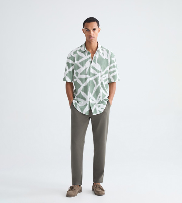 اٍل سي واي كيكي  ملابس - أخضر Short Sleeves