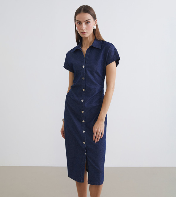 LC Waikiki  Clothing - Blue Shirt & T-Shirt Dresses