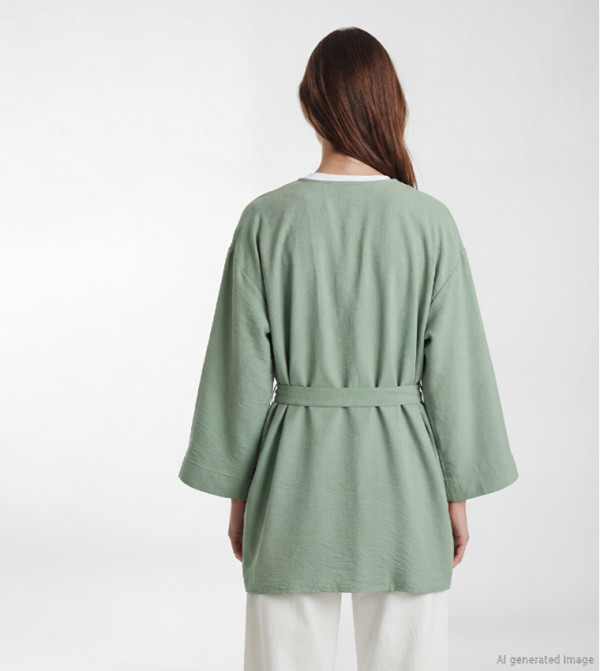 LC Waikiki  Kimonos - Green Kimonos