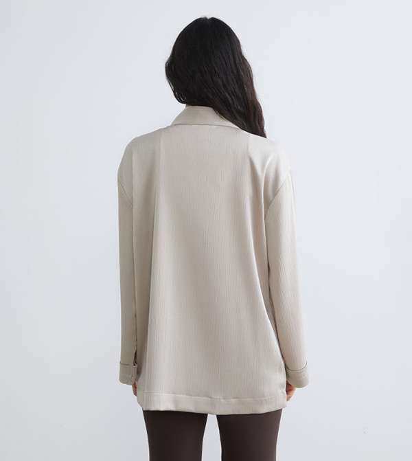 LC Waikiki Blazers - Beige Mini Dresses