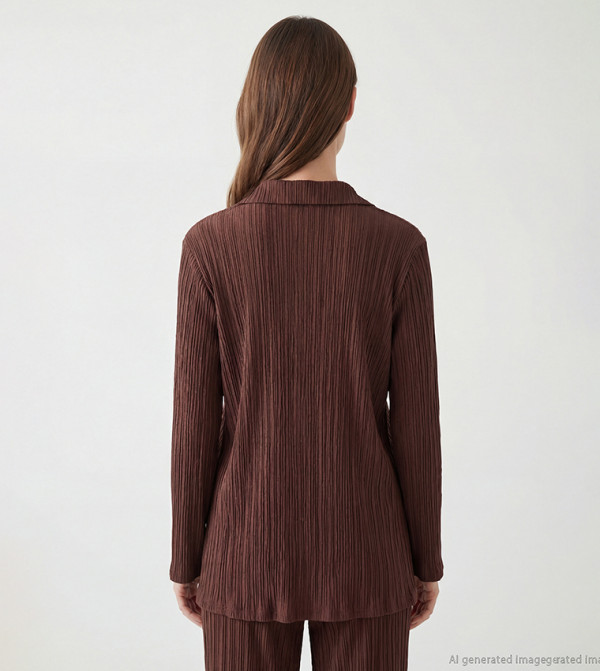 LC Waikiki  Kimonos - Brown Mini Dresses