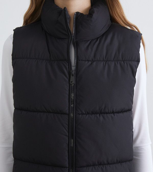 LC Waikiki  Puffer & Quilted Jackets - BLACK Puffer & Quilted Jackets
