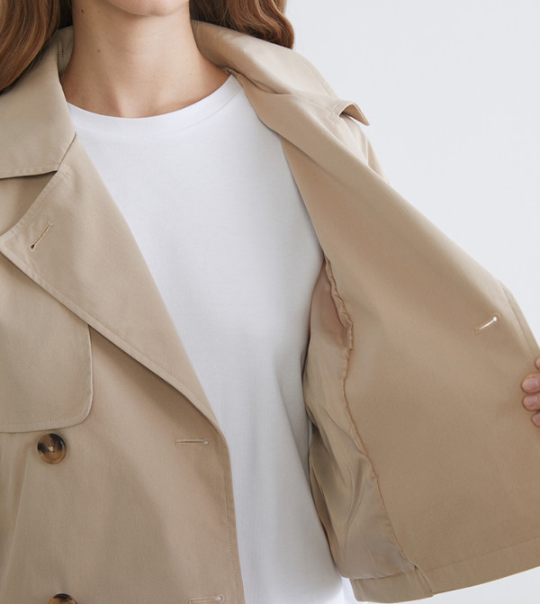 LC Waikiki Overcoats - Beige Overcoats