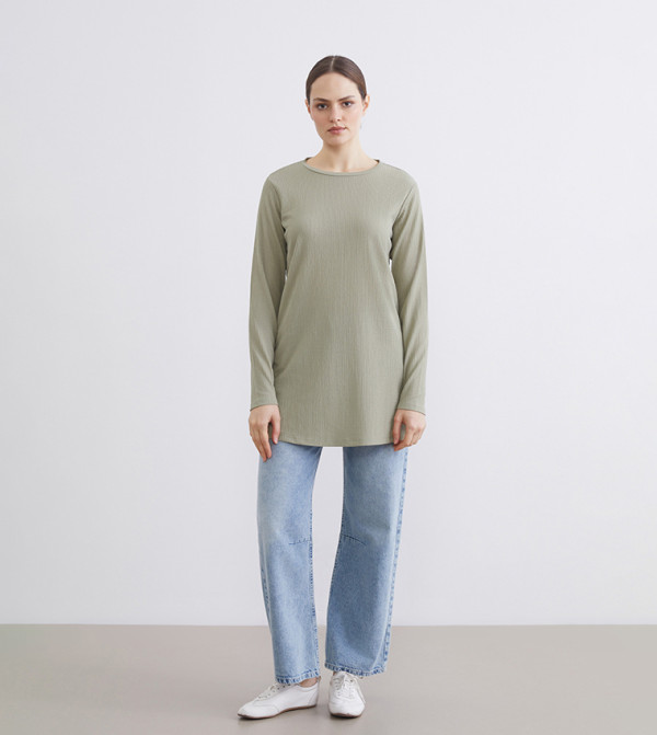 LC Waikiki  Tunics - Green Mini Dresses