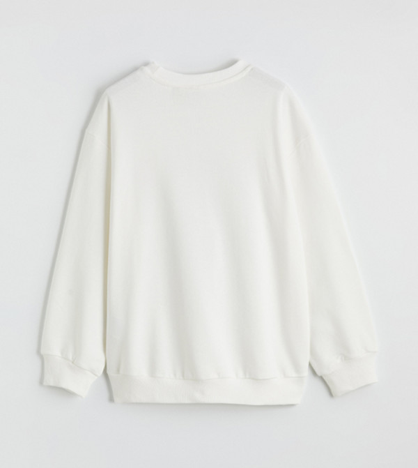 LC Waikiki Winterwear & Outerwear - White Sweatshirts