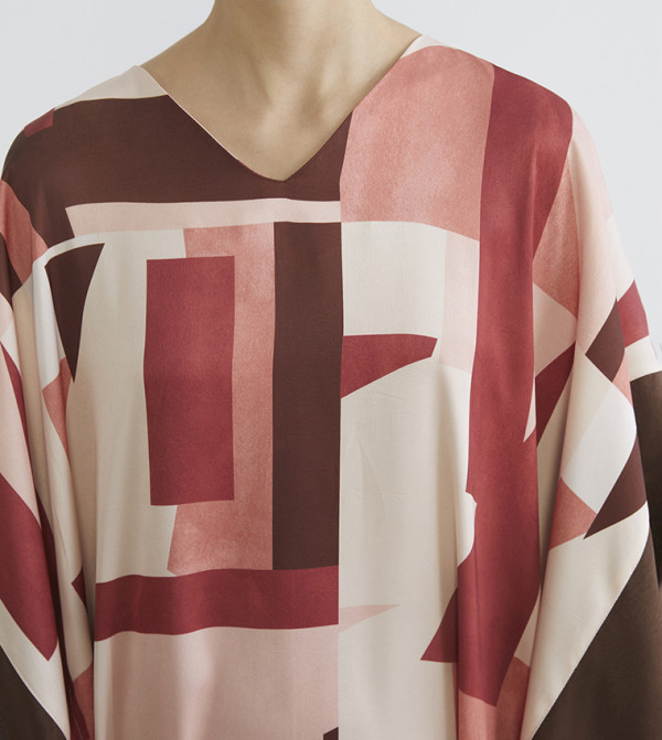 LC Waikiki Dresses - Brown Midi Dresses