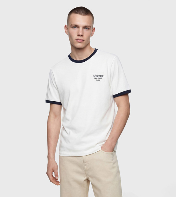 LC Waikiki LC Waikiki - White Round Neck T-Shirts