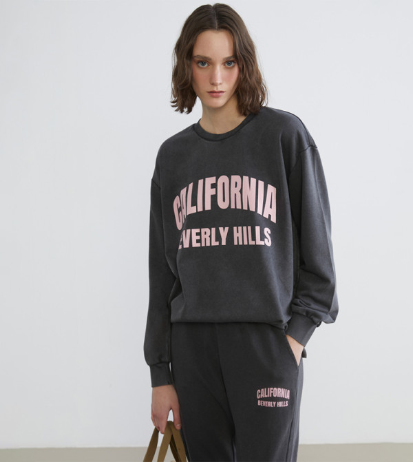 LC Waikiki Sweatshirts - Charcoal Sweatshirts