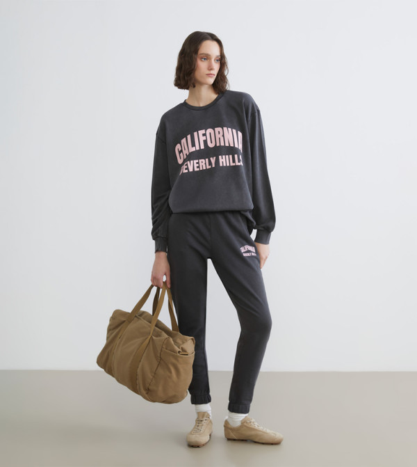 LC Waikiki Sweatshirts - Charcoal Sweatshirts