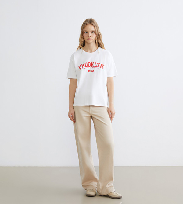 اٍل سي واي كيكي  ملابس - أبيض  Short Sleeve T-Shirts