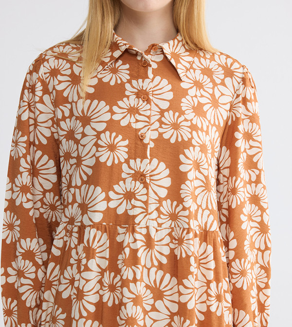 LC Waikiki  Clothing - Orange Maxi Dresses