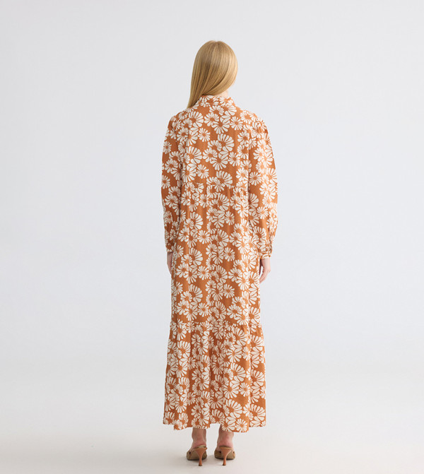 LC Waikiki  Clothing - Orange Maxi Dresses