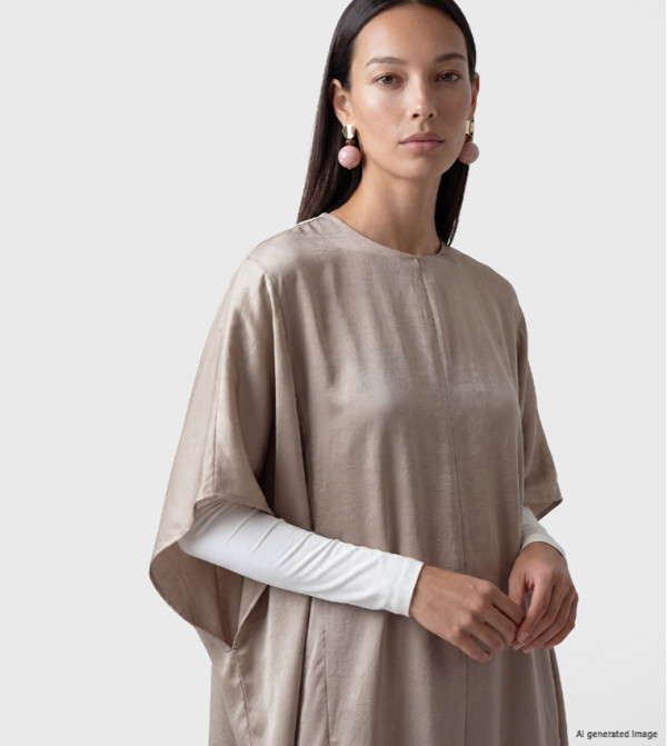 اٍل سي واي كيكي فساتين - بيج Midi Dresses