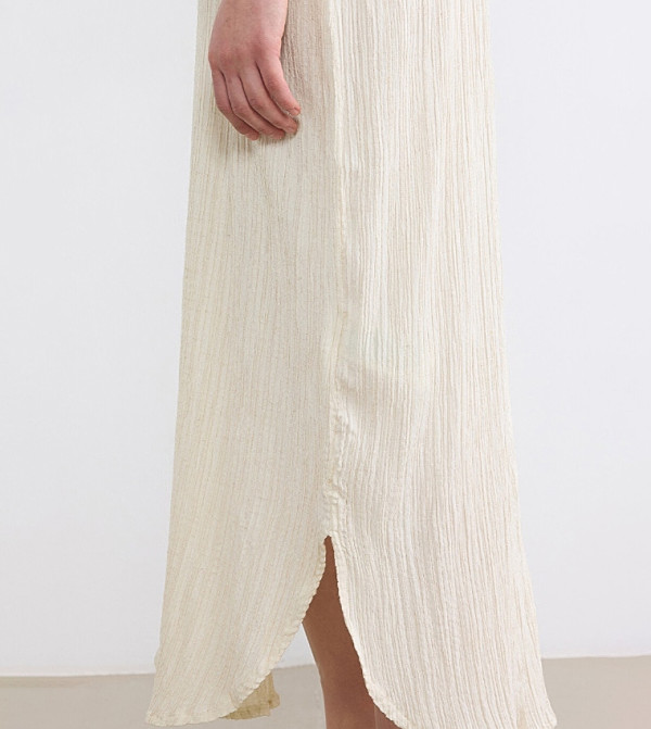 LC Waikiki  Midi Dresses - Beige Midi Dresses