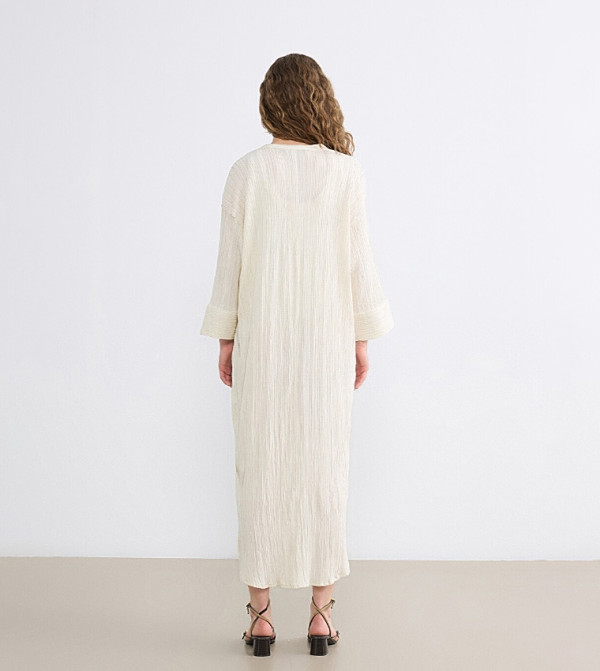 LC Waikiki  Midi Dresses - Beige Midi Dresses