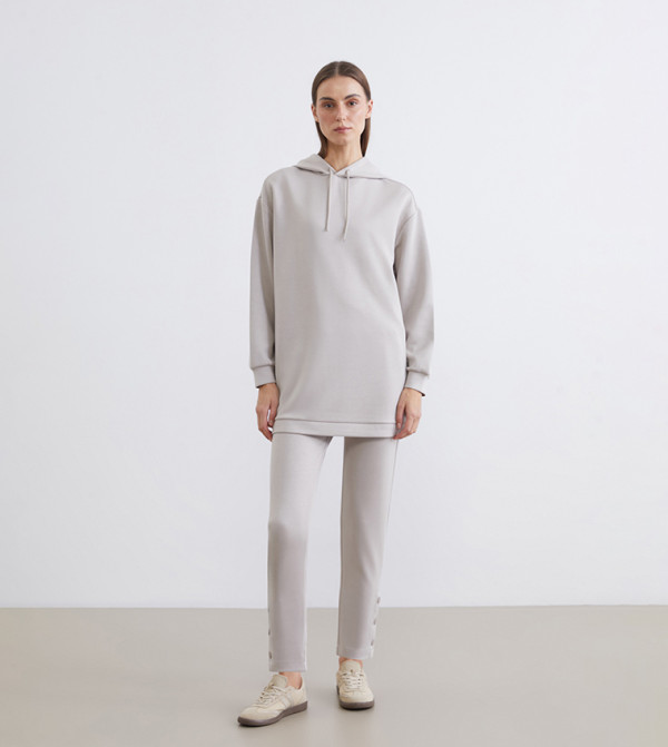 LC Waikiki  Hoodies - Grey Hoodies