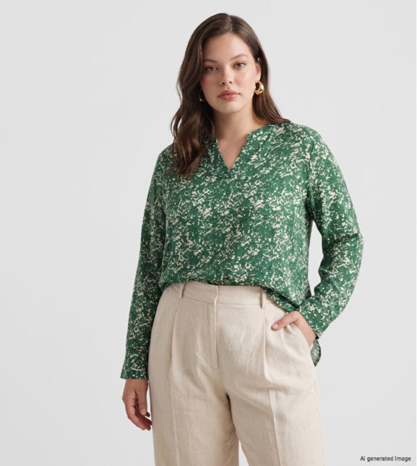 LC Waikiki  Casual Tops - Green Casual Tops