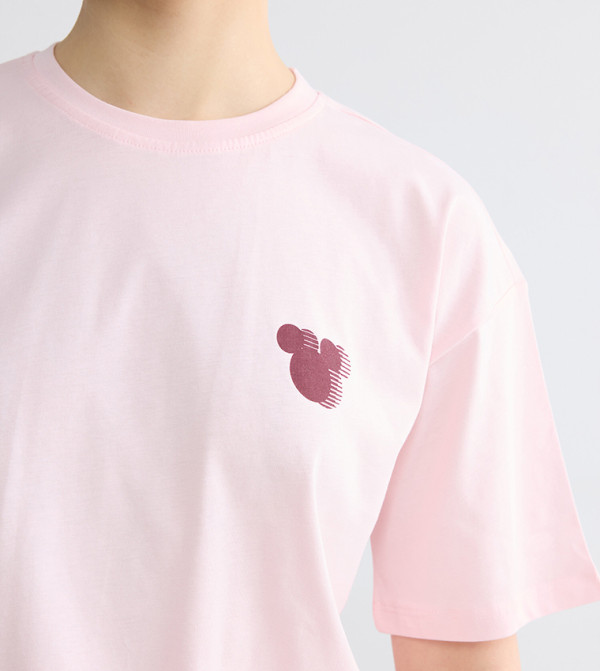 اٍل سي واي كيكي  تيشيرتات  كم قصير  - وردي Short Sleeve T-Shirts