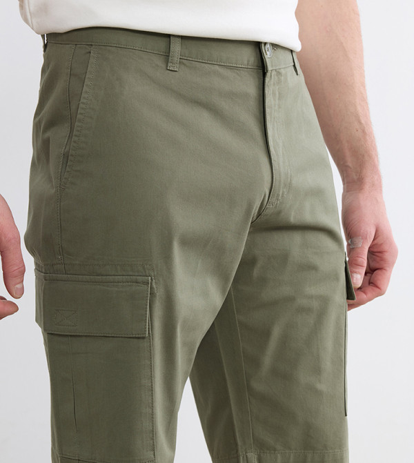 اٍل سي واي كيكي  شورتات - كاكي Cargo Shorts