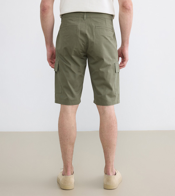 اٍل سي واي كيكي  شورتات - كاكي Cargo Shorts