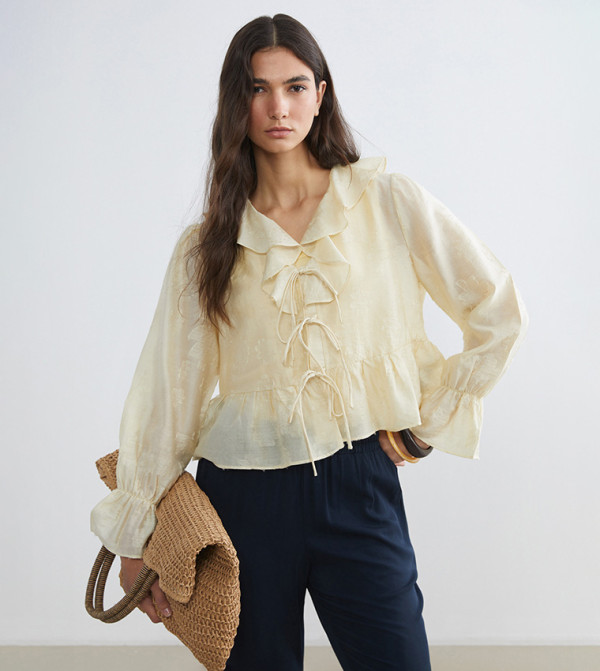 LC Waikiki LC Waikiki - Yellow Casual Tops