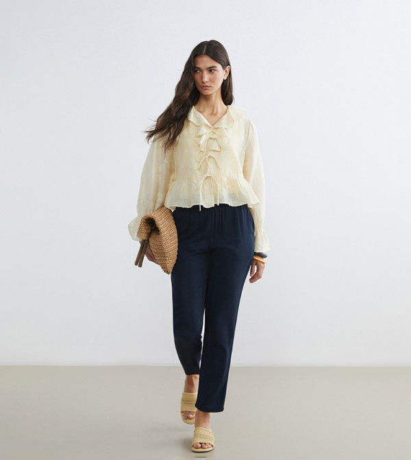 LC Waikiki LC Waikiki - Yellow Casual Tops