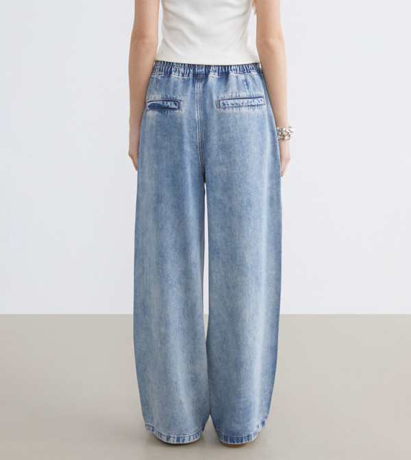 LC Waikiki  Clothing - Blue Wide Leg Jeans