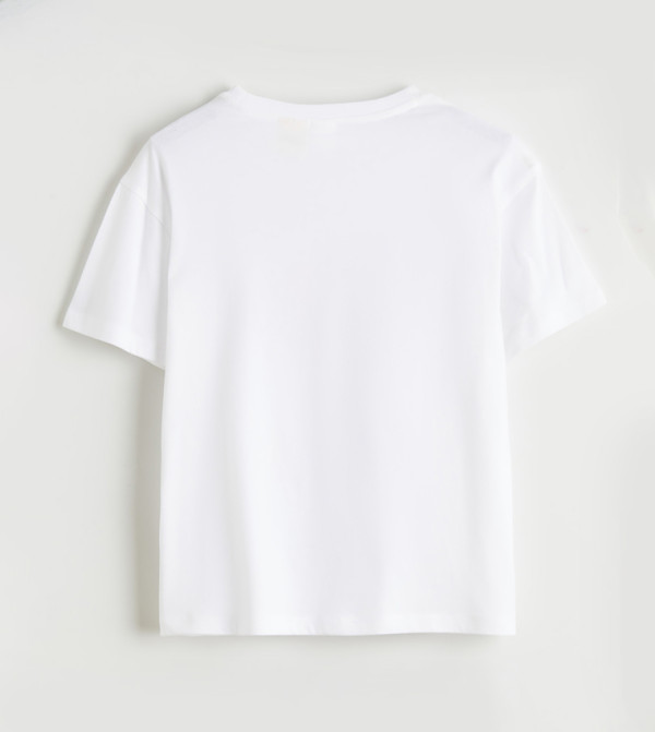 اٍل سي واي كيكي  - أبيض تي شيرتات