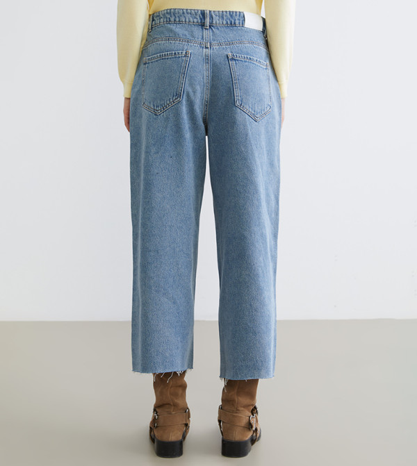 اٍل سي واي كيكي بناطيل جينز - أزرق Wide Leg Jeans