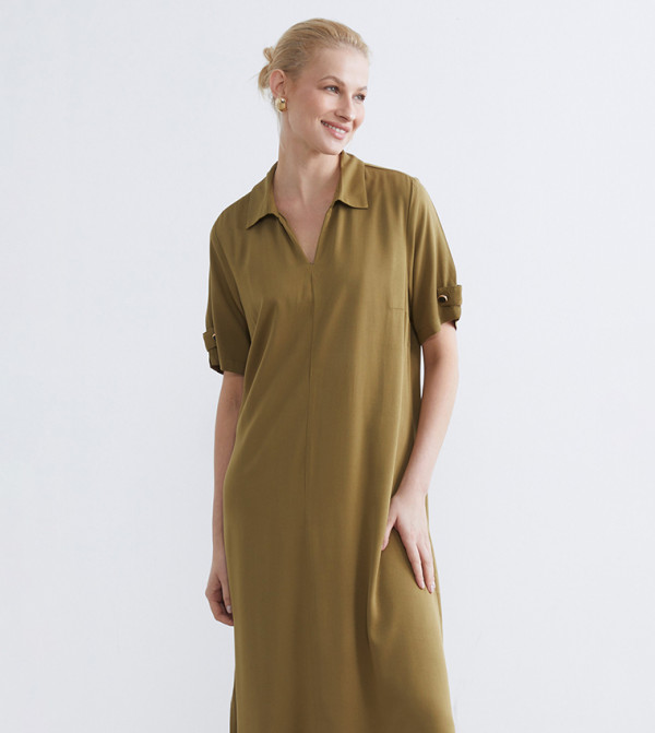 اٍل سي واي كيكي  فساتين ميدي  - أخضر Midi Dresses