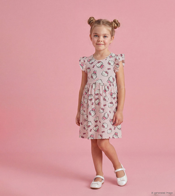 LC Waikiki  twirl-worthy-styles-k - Pink Casual Dress