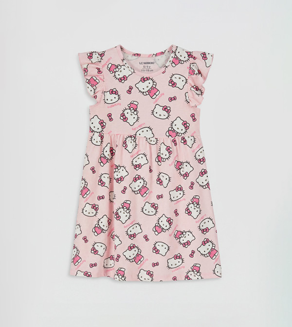 LC Waikiki  twirl-worthy-styles-k - Pink Casual Dress