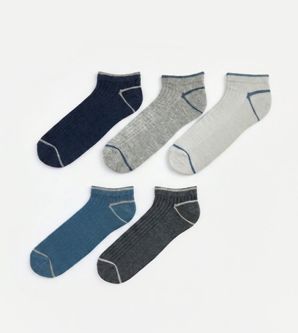 اٍل سي واي كيكي  جوارب للكاحل  - متعدد Ankle Length Socks