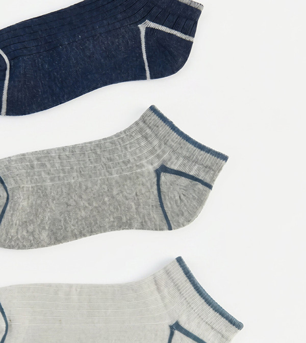 اٍل سي واي كيكي  جوارب للكاحل  - متعدد Ankle Length Socks