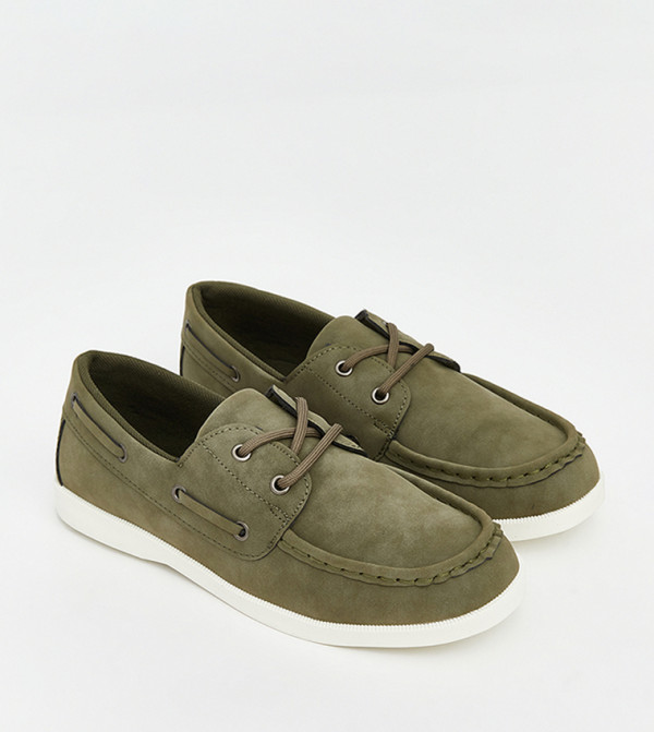 LC Waikiki  Casual Slip-Ons - Khaki Casual Slip-On's