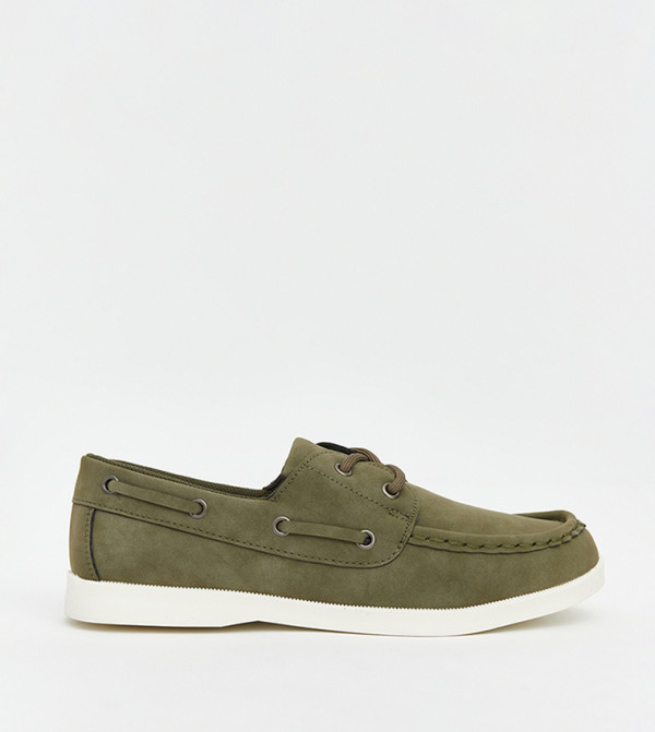 LC Waikiki  Casual Slip-Ons - Khaki Casual Slip-On's