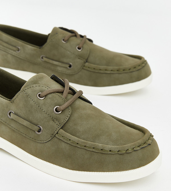 LC Waikiki  Casual Slip-Ons - Khaki Casual Slip-On's