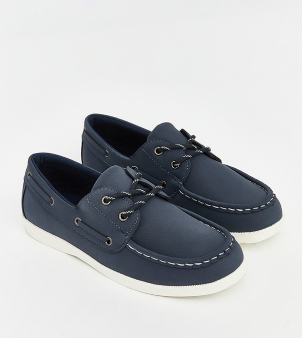 LC Waikiki  Casual Slip-Ons - Blue Casual Slip-On's