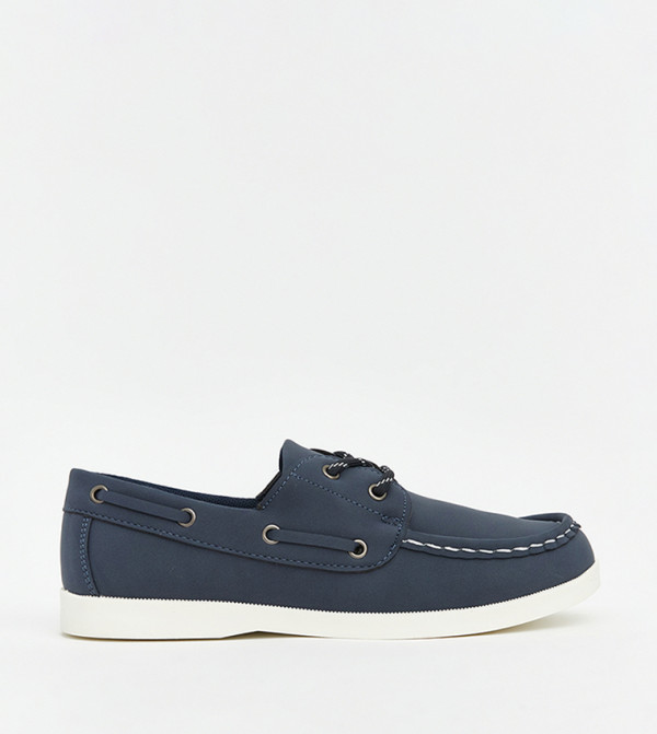 LC Waikiki  Casual Slip-Ons - Blue Casual Slip-On's