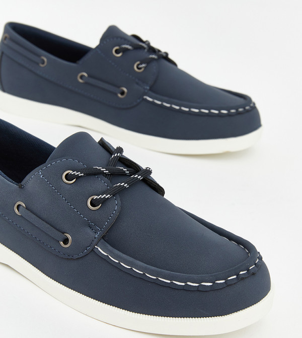 LC Waikiki  Casual Slip-Ons - Blue Casual Slip-On's