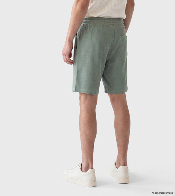 LC Waikiki  Casual Shorts - Olive Casual Shorts