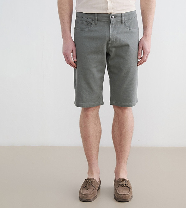 LC Waikiki  Chino Shorts - Grey Chino Shorts