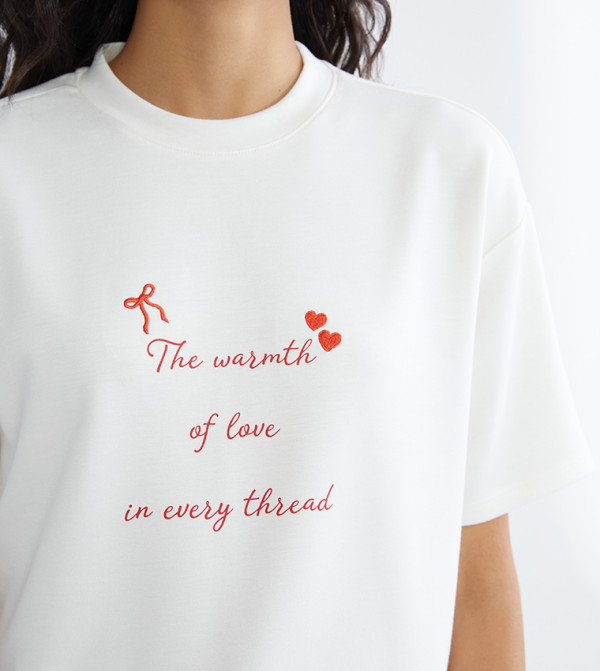 LC Waikiki  T-Shirts - White Short Sleeve T-Shirts