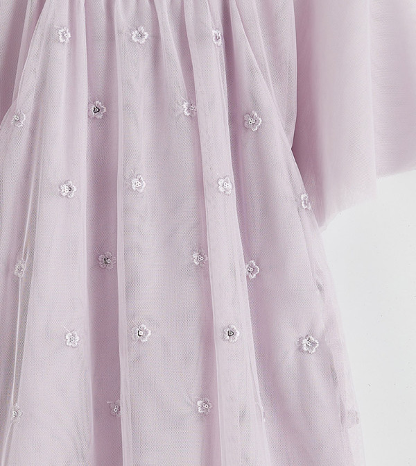 LC Waikiki  Dresses - Purple Casual Dress