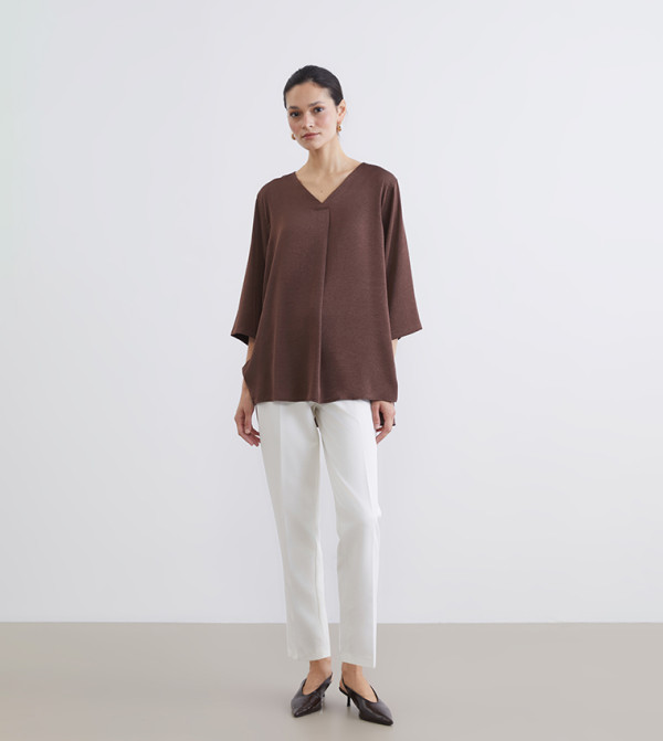 LC Waikiki  Tunics - Maroon Tunics