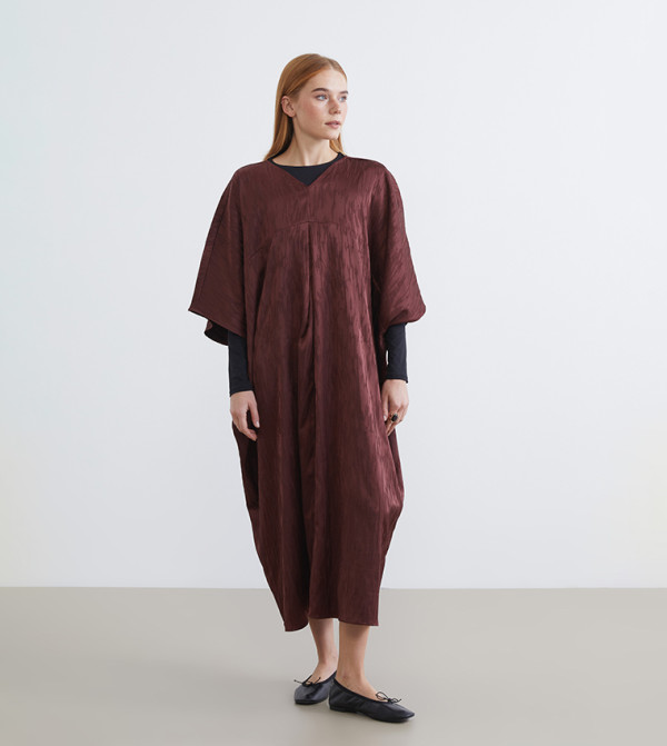 LC Waikiki  Midi Dresses - Brown Midi Dresses