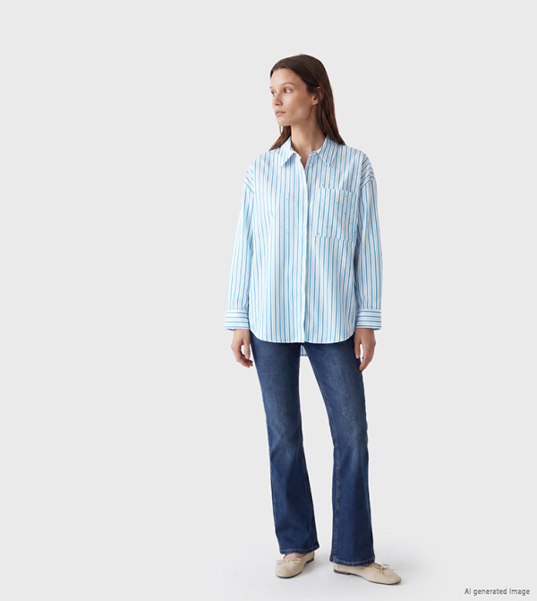 LC Waikiki Shirts - Blue Shirts