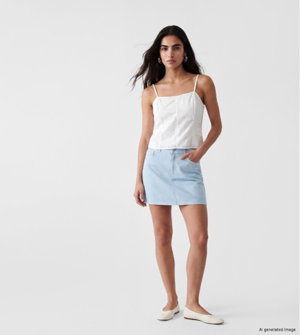 اٍل سي واي كيكي  توبات بلا أكمام  - أبيض Sleeveless Tops