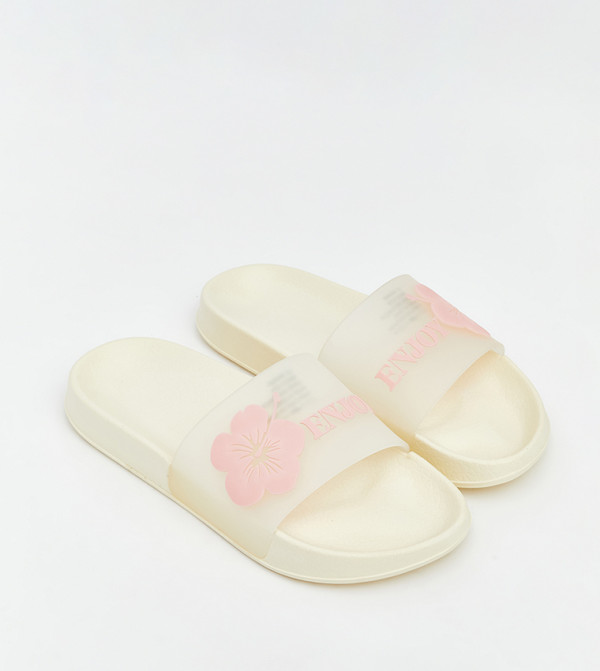 LC Waikiki LC Waikiki - Ecru Slides