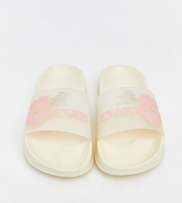 LC Waikiki LC Waikiki - Ecru Slides